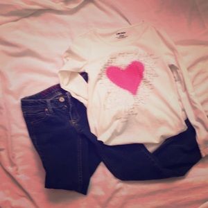Jeans and shirt